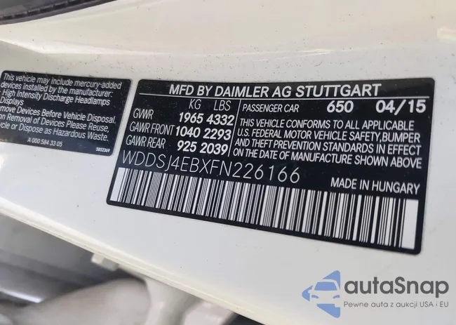 WDDSJ4EBXFN226166: 43329045