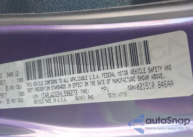 1C4BJWDG5HL598273: 43329069