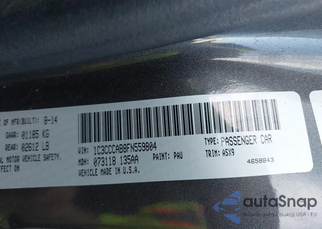 1C3CCCAB8FN559804: 43329140