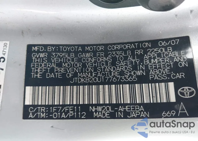 JTDKB20U177673365: 43329197