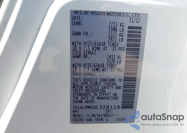 5N1AL0MM5DC328118: 43329281