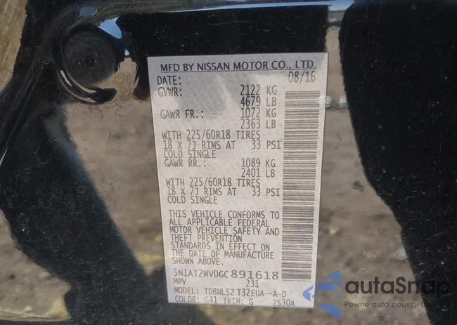 5N1AT2MV0GC891618: 43328291