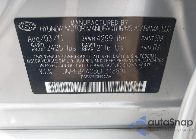 5NPEB4AC8CH348801: 43328407