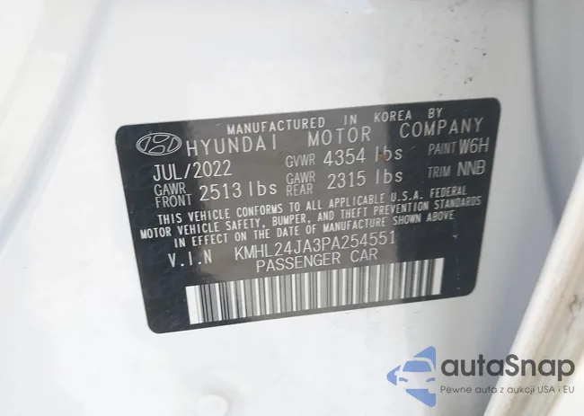 KMHL24JA3PA254551: 43328541