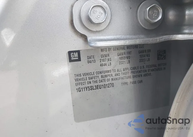 1G11Y5SL3EU101270: 43329696