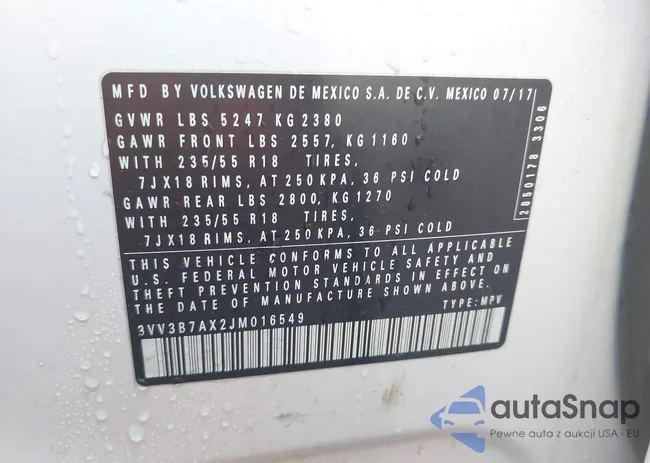 3VV3B7AX2JM016549: 43329848