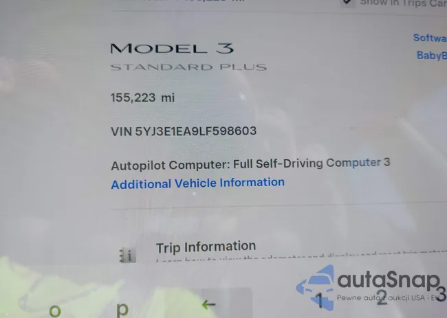 5YJ3E1EA9LF598603: 43329893