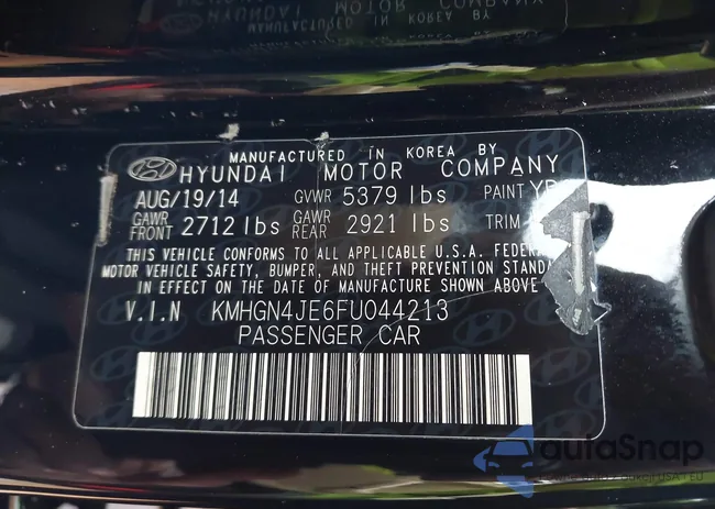 KMHGN4JE6FU044213: 43329961