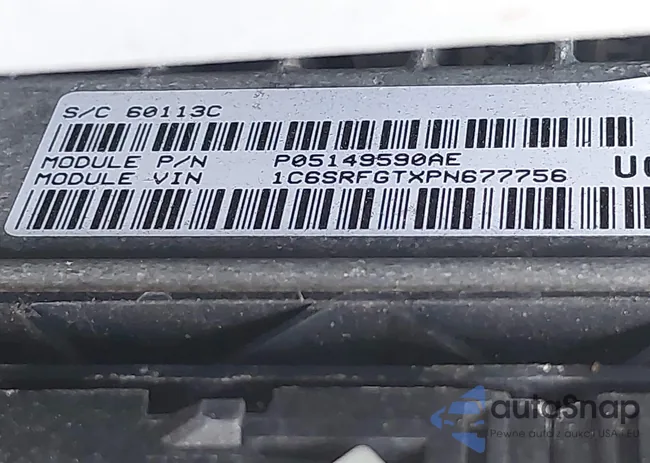 1C6SRFGTXPN677756: 43330009