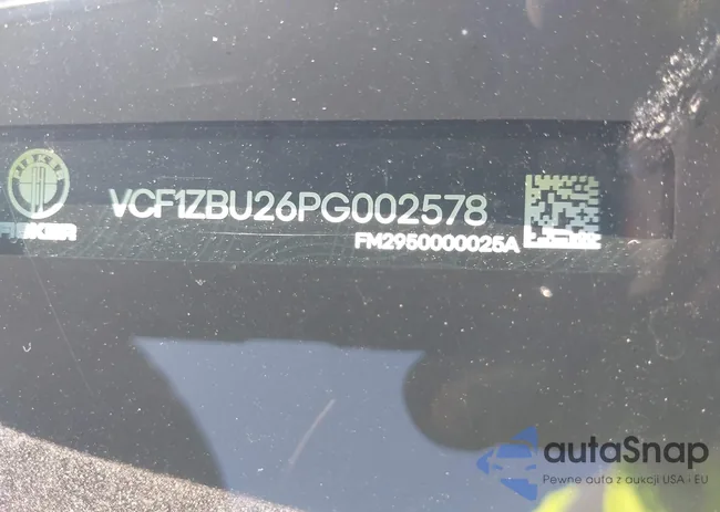 VCF1ZBU26PG002578: 43329498