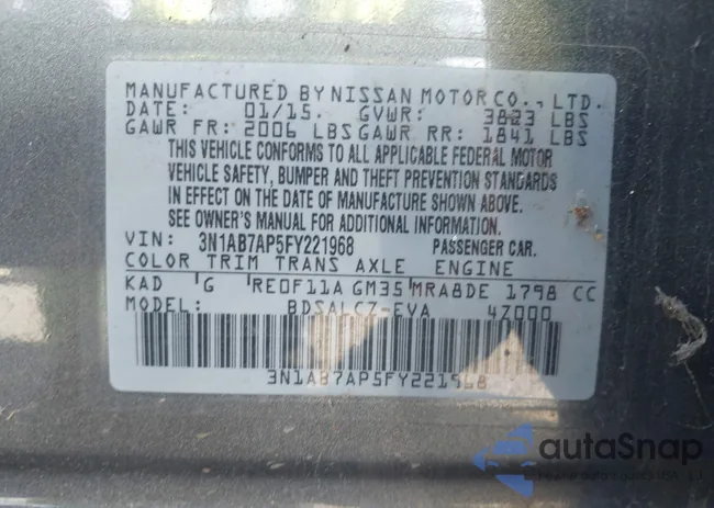 3N1AB7AP5FY221968: 43329519