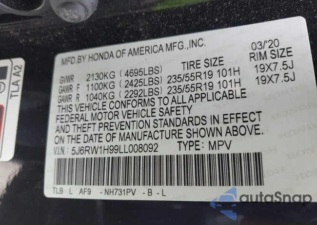 5J6RW1H99LL008092: 43330828