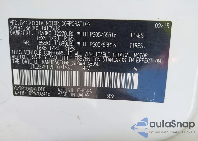 JTLZE4FE2FJ071680: 43330848