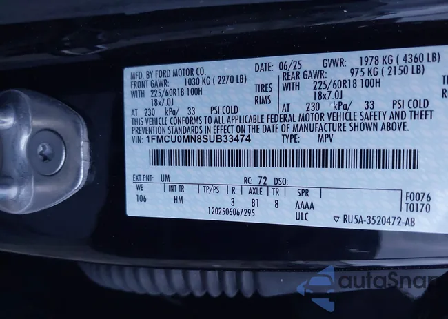 1FMCU0MN8SUB33474: 43330944