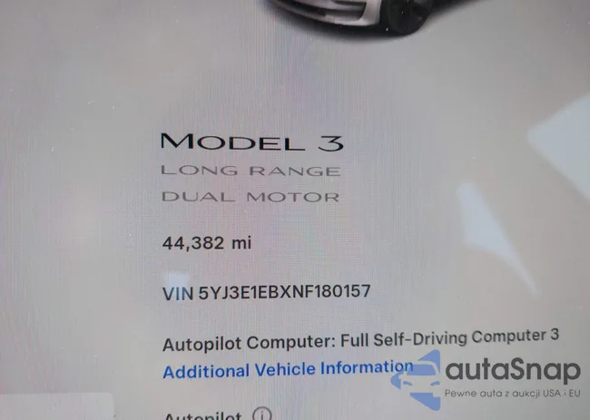 5YJ3E1EBXNF180157: 43331221