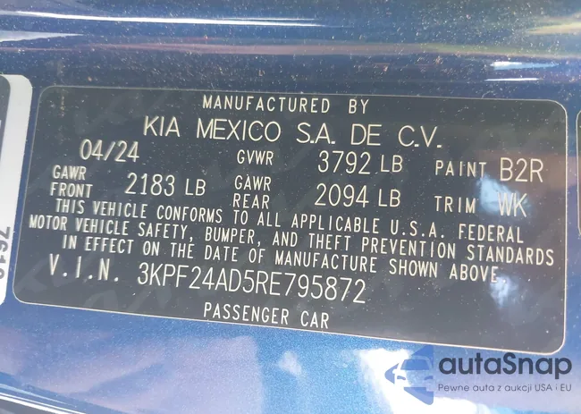 3KPF24AD5RE795872: 43331251