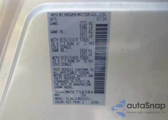 5N1AR2MN7EC716584: 43331255