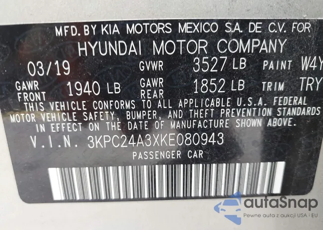 3KPC24A3XKE080943: 43330348