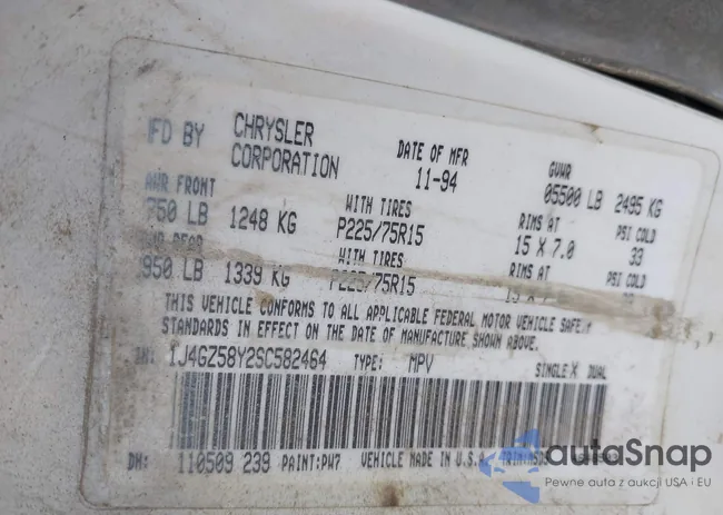 1J4GZ58Y2SC582464: 43330659