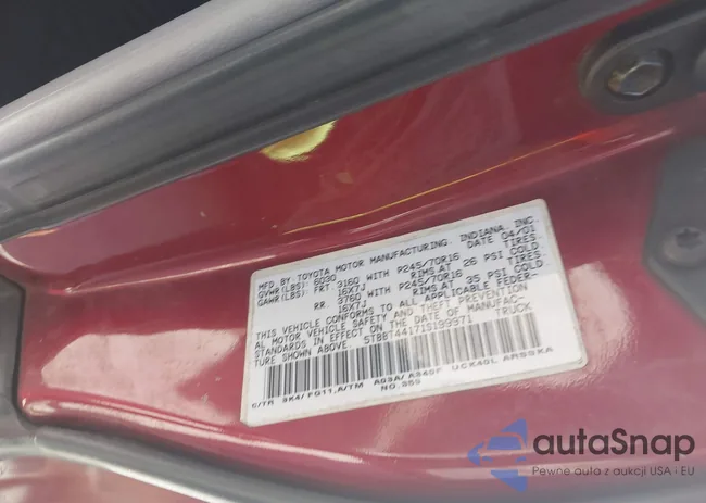 5TBBT44171S199971: 43330687