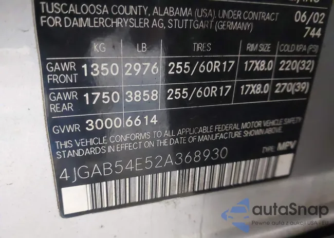 4JGAB54E52A368930: 43331762