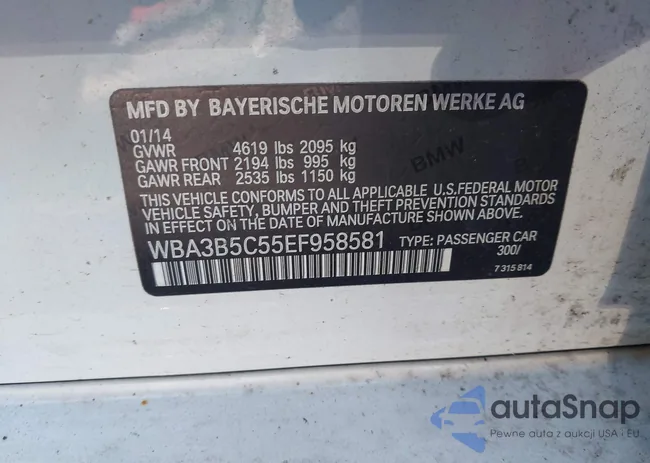 WBA3B5C55EF958581: 43331842