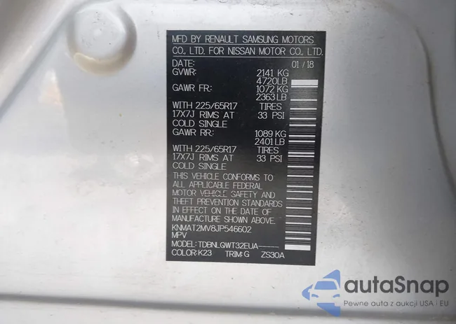 KNMAT2MV8JP546602: 43331963