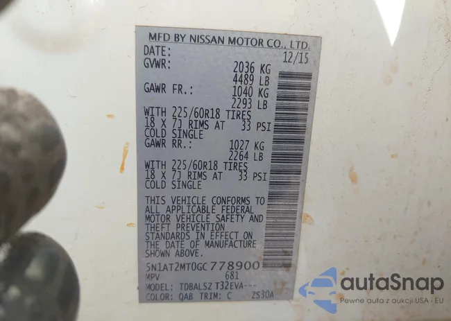 5N1AT2MT0GC778900: 43332239