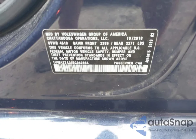 1VWAS7A39EC042864: 43331688