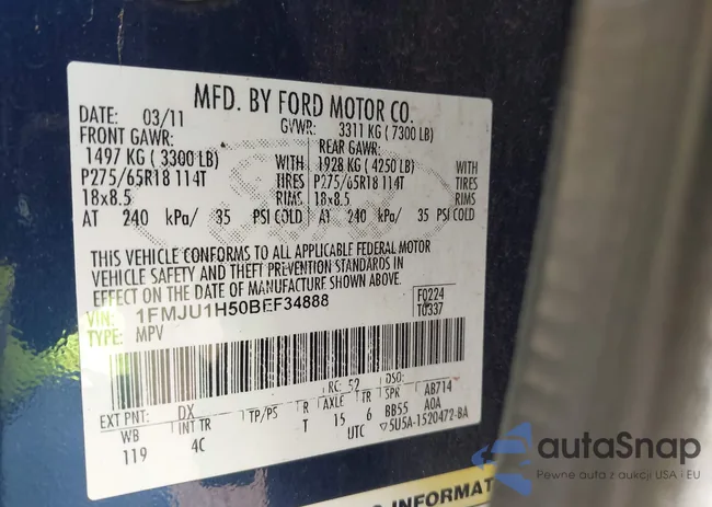 1FMJU1H50BEF34888: 43332902