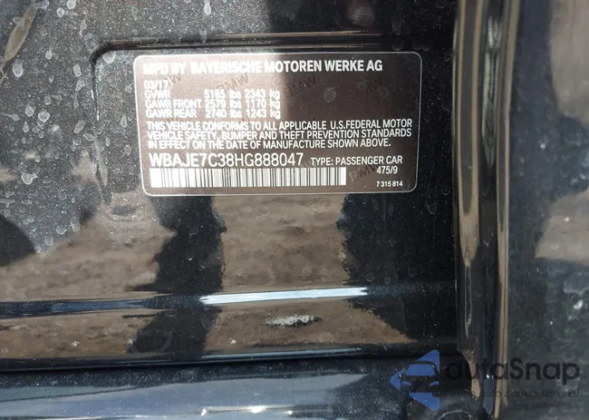 WBAJE7C38HG888047: 43333159