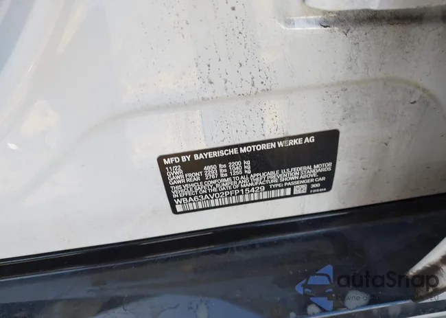 WBA63AV02PFP15429: 43333166