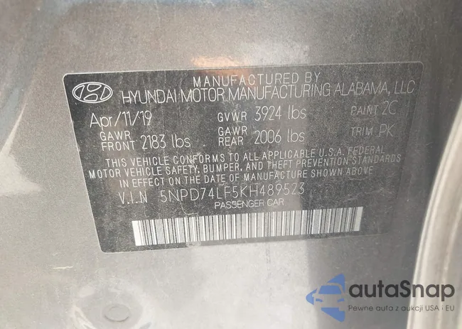 5NPD74LF5KH489523: 43332462