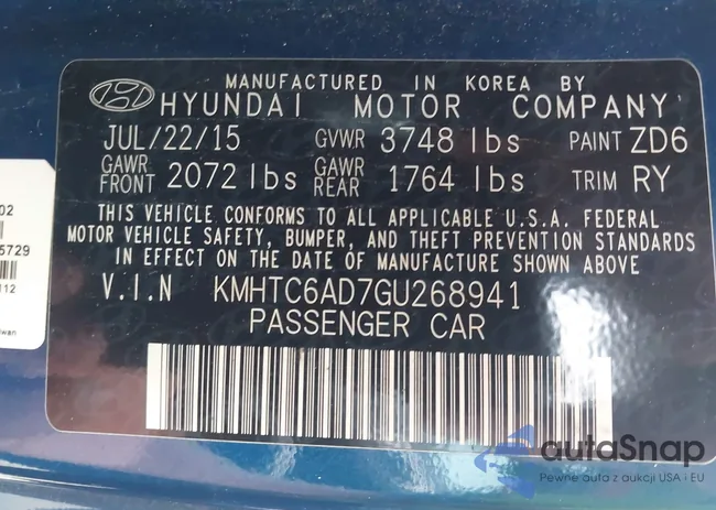 KMHTC6AD7GU268941: 43333844