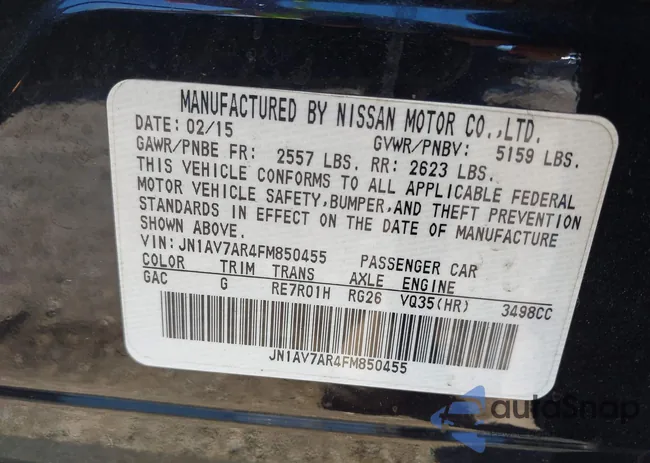 JN1AV7AR4FM850455: 43334095