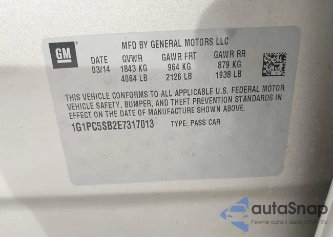 1G1PC5SB2E7317013: 43334110