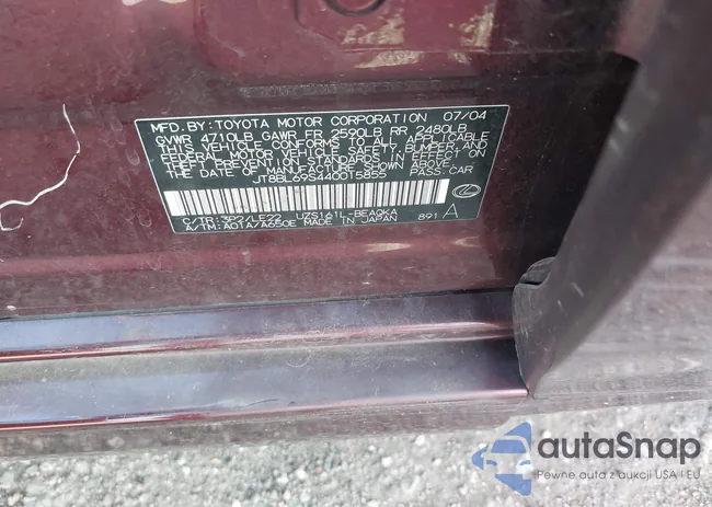 JT8BL69S440015855: 43334219