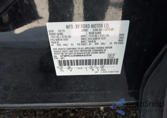 2FMPK3J95MBA02558: 43334230