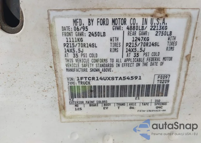 1FTCR14UXSTA54591: 43333291