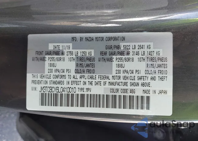 JM3TCBCY6L0410010: 43333352