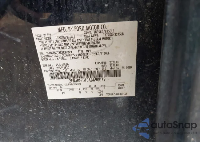 2FMHK6DT3ABA90079: 43333356