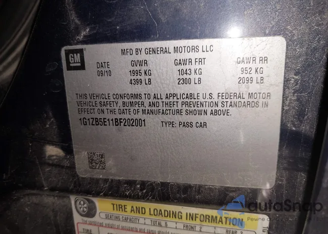 1G1ZB5E11BF202001: 43333544