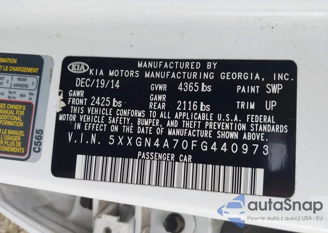 5XXGN4A70FG440973: 43334721