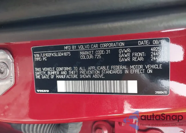 7JR102FK5LG041875: 43334873