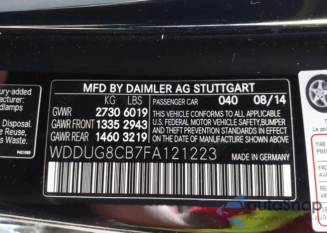 WDDUG8CB7FA121223: 43334918