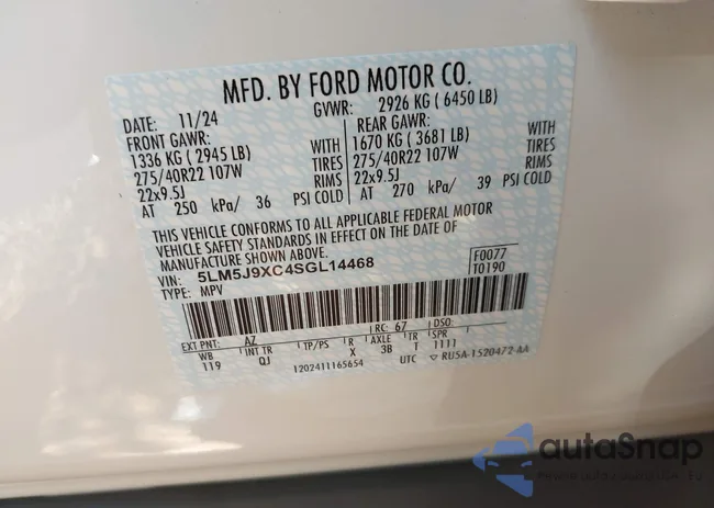 5LM5J9XC4SGL14468: 43335061