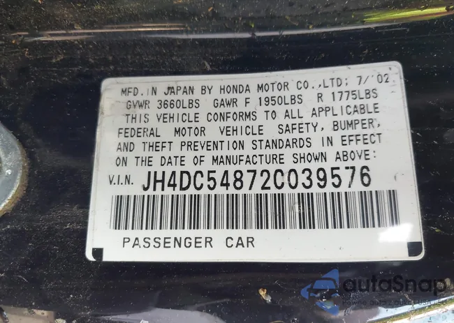 JH4DC54872C039576: 43335156