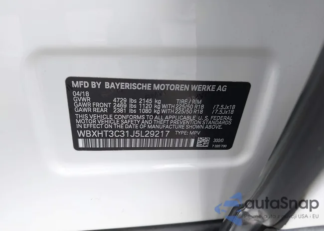 WBXHT3C31J5L29217: 43335162