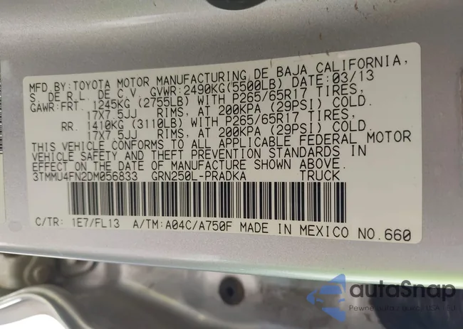 3TMMU4FN2DM056833: 43335190