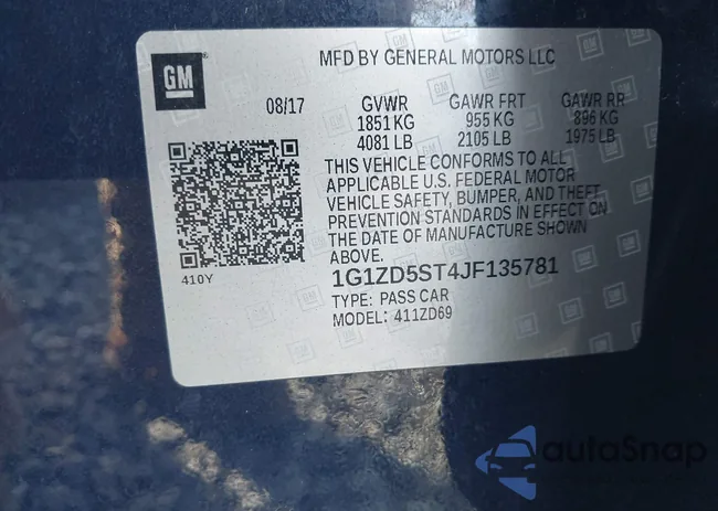 1G1ZD5ST4JF135781: 43334629